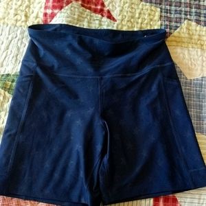 Old Navy bike shorts size L, navy blue